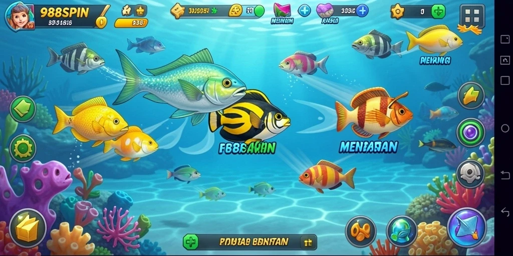 Tampilan gameplay yang seru dan penuh aksi dalam 988SPIN.