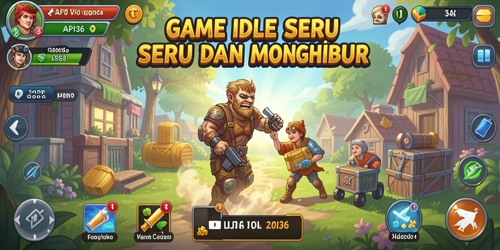 Gambaran gameplay API36 yang menarik dan penuh warna.