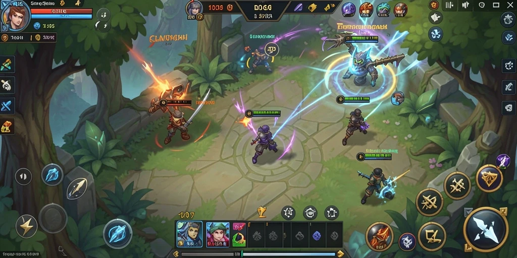 Tangkapan layar gameplay menarik dari D06 dengan aksi SLG yang intens.