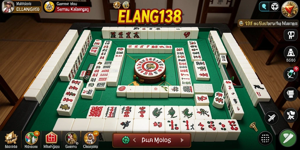 Tampilan menarik ELANG138 dengan gameplay Mahjong yang seru.