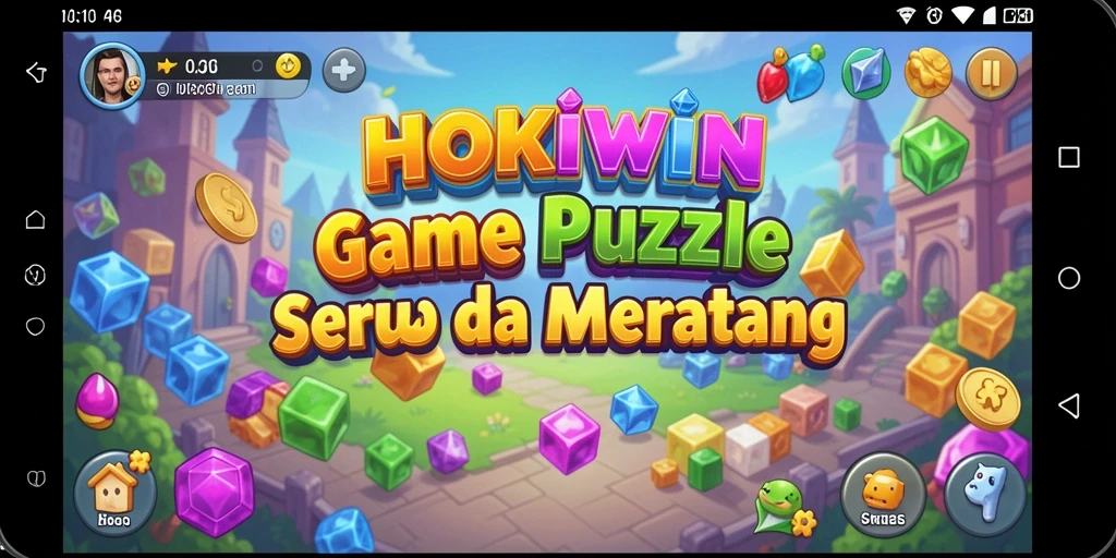 Tampilan gameplay HOKIWIN dengan teka-teki yang menantang.