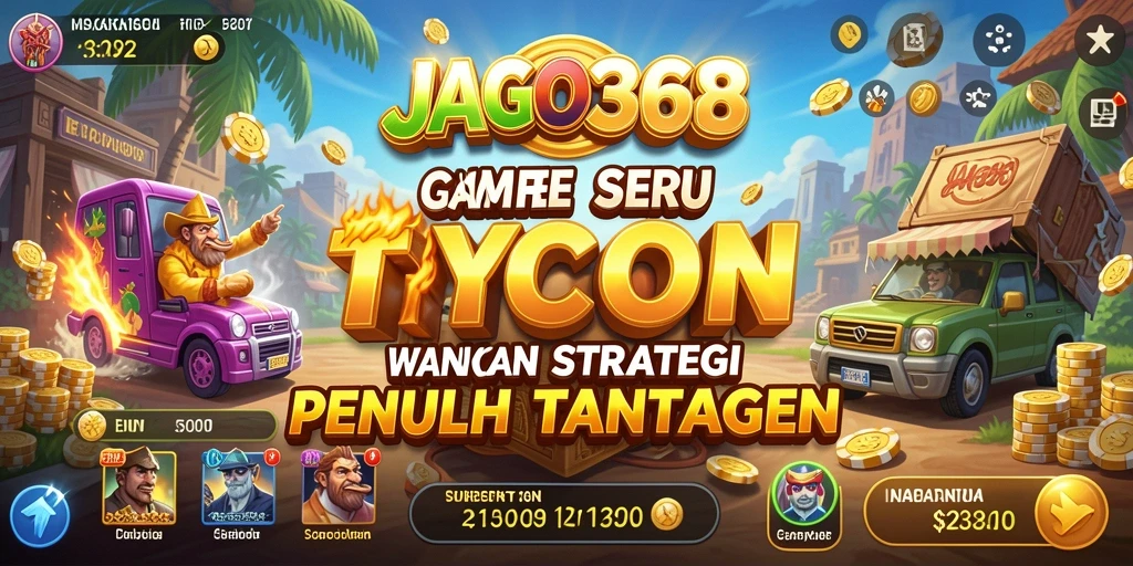 Screenshot gameplay <strong>JAGO368</strong> menunjukkan aktivitas mengelola bisnis yang menarik.