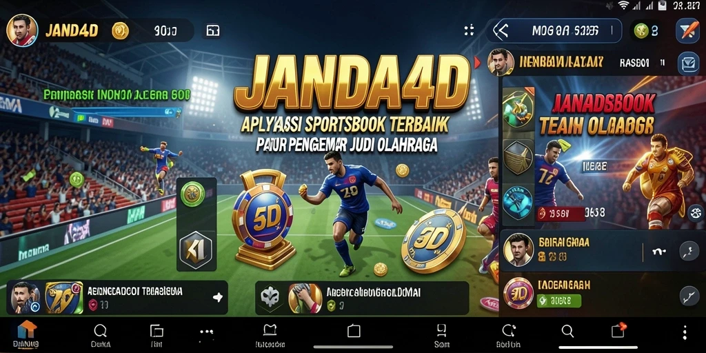Tampilan gameplay Sportsbook JANDA4D yang menarik dan interaktif.