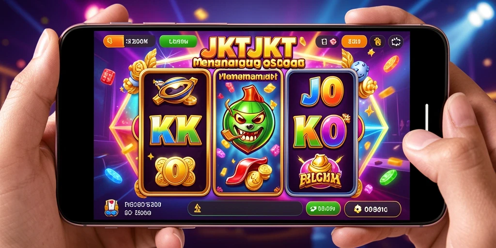 Tampilan utama gameplay Slot JKTJKT yang mengasyikkan.