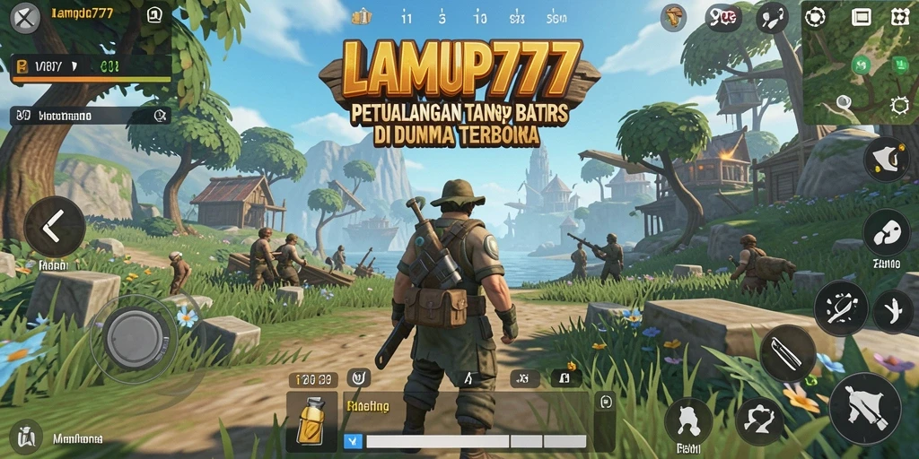 Screenshot LAMPU777 menunjukkan petualangan di dunia terbuka yang luas dan menakjubkan.