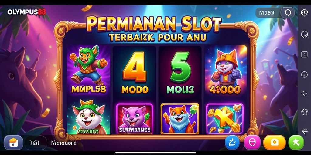 Tampilan menarik dari gameplay OLYMPUS88 yang penuh warna.
