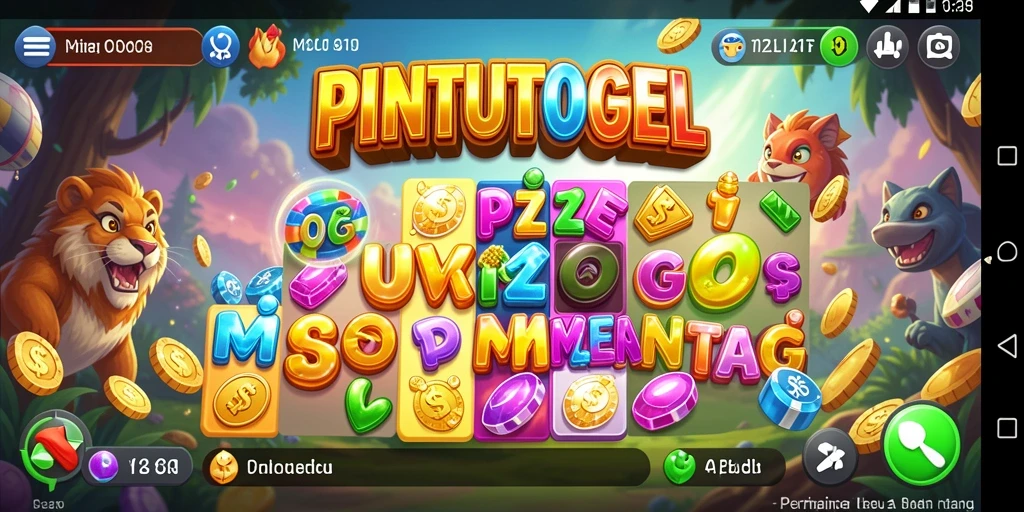 Tampilkan gameplay menarik PINTUTOGEL dengan berbagai puzzle menantang.