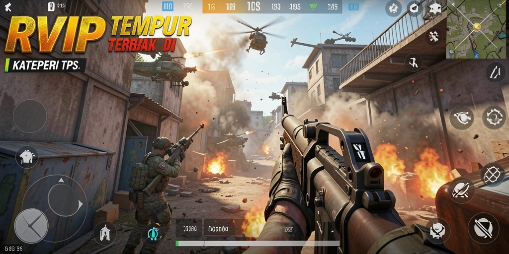 Tampilan gameplay dari RVIP yang menegangkan dan seru.