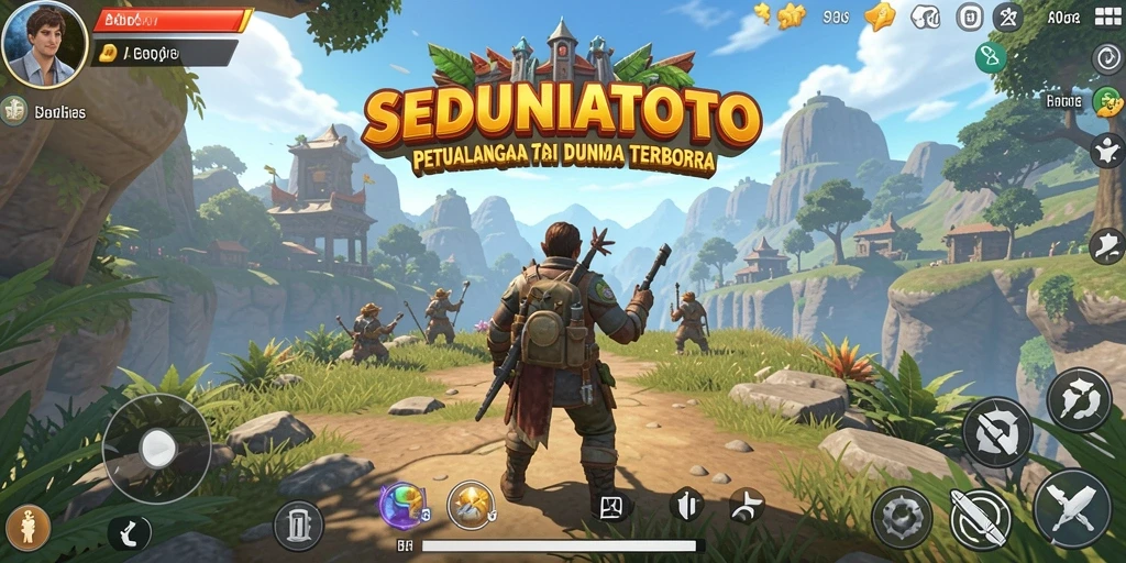 Tampilan gameplay Open World SEDUNIATOTO yang memukau dan interaktif.