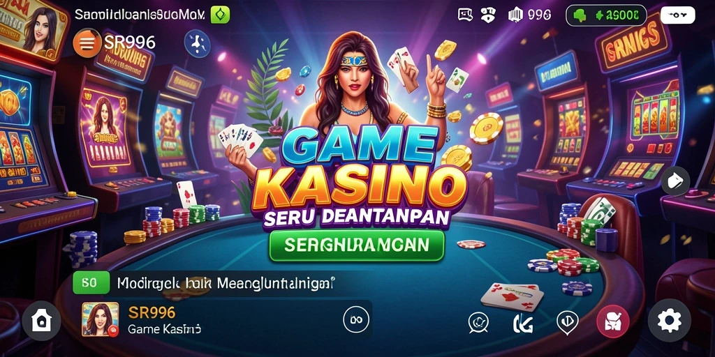 Tampilan gameplay SR996 yang seru dan mendebarkan di dunia kasino.