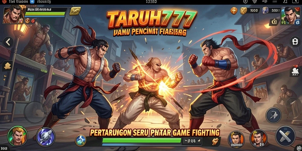 Screenshot TARUH777 menampilkan aksinya yang memukau dalam game Fighting.