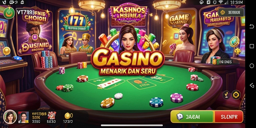 Tampilan menarik dari gameplay Kasino VT789 yang seru dan interaktif.